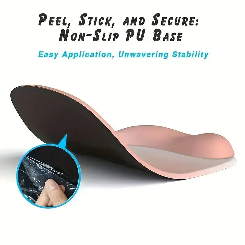 Ergonomic Gel Mouse Pad, 4-Layer Anti-Slip Breathable Support, Conforms to Wrist Prevents Strain, Pain-Free During Long Office Hours./black