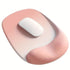 Ergonomic Gel Mouse Pad, 4-Layer Anti-Slip Breathable Support, Conforms to Wrist Prevents Strain, Pain-Free During Long Office Hours.PINK
