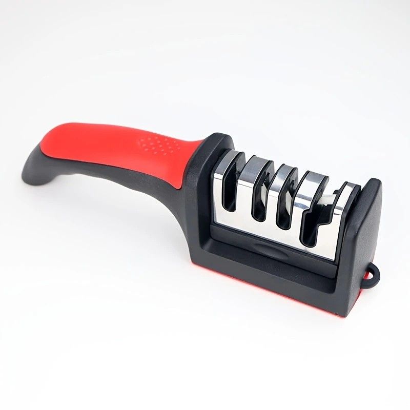Four - stage Professional Knife Sharpener - High - precision Sharpening Stones (Diamond and Ceramic Sharpening Stones), with Anti - slip Handle - Easy to Use, Quick Sharpening, Durable Performance