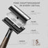 Classic Imitation Wood Double Edge Safety Razor – Eco-Friendly Wet Shaving, Weighted Balance, Men's Grooming Gift.(Silver wood grain)