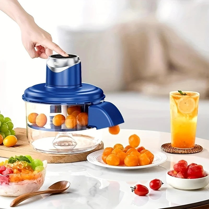 Electric Fruit Peeler  Automatic Peeling Machine for Grapes, Cherry Tomatoes, and Garlic  Multifunctional Kitchen Tool
