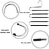 3 Pack Multi-Layer Stainless Steel Metal Pants Hangers, Bedroom Storage, S-Shaped Anti-Slip No-Mark, Space Saving, Closet Storage Rack, Pants Jeans Scarves Hanging, Black Version