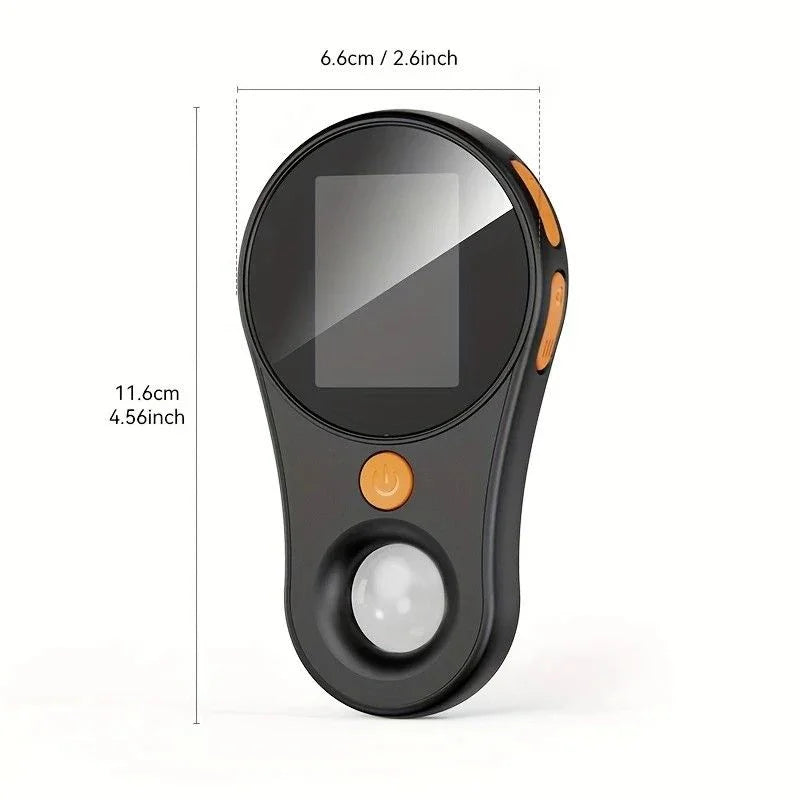 2 Inch 500X HD Portable Handheld Digital Microscope with Screen USB Connect to Computer for Plant Insect Repair Inspection.BLACK