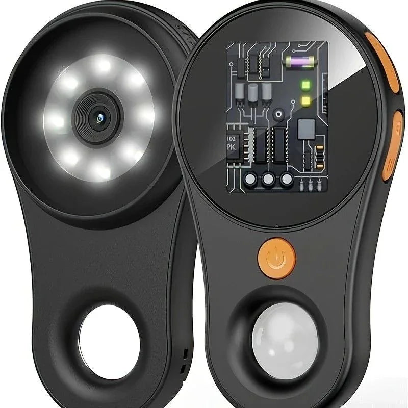 2 Inch 500X HD Portable Handheld Digital Microscope with Screen USB Connect to Computer for Plant Insect Repair Inspection.BLACK