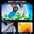 2 Inch 500X HD Portable Handheld Digital Microscope with Screen USB Connect to Computer for Plant Insect Repair Inspection.BLACK
