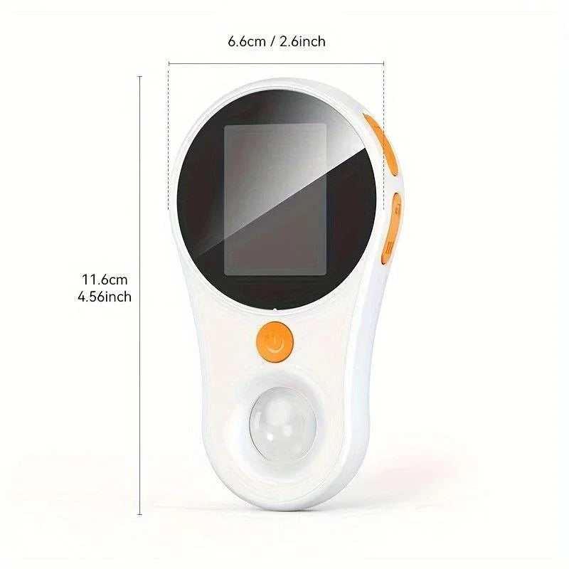 2 Inch 500X HD Portable Handheld Digital Microscope with Screen USB Connect to Computer for Plant Insect Repair Inspection.BLACK