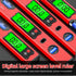 300mm Digital Level with Backlit LCD Display, Strong Magnetic Base, and Heavy-Duty Aluminum Alloy Material