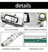 Stainless Steel Digital Caliper 150mm 6 Inch LCD Three Mode Metric Imperial Fractional One Touch Switch with Protective Case for Machinery DIY Precise Measurement
