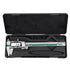 Stainless Steel Digital Caliper 150mm 6 Inch LCD Three Mode Metric Imperial Fractional One Touch Switch with Protective Case for Machinery DIY Precise Measurement