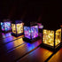 Solar Copper Wire Light: Auto Light Control, No Electricity Bill, 30 LEDs Illuminate Your Garden Night Sky./Warm light 30 beads