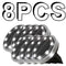 8PCS Solar Outdoor Buried Light Waterproof Garden Lawn Lamp Warm Landscape Lighting No Wiring Auto Charge Night Illumination Decorative Light.*white light