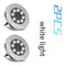 2PCS Solar Outdoor Buried Light Waterproof Garden Lawn Lamp Warm Landscape Lighting No Wiring Auto Charge Night Illumination Decorative Light.*white light