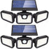 74 LED Solar Motion Sensor Light with Movement Detection, 3 Brightness Modes Outdoor Wall Lamp, Suitable for Front Door, Yard, Garage, Terrace.