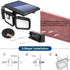 74 LED Solar Motion Sensor Light with Movement Detection, 3 Brightness Modes Outdoor Wall Lamp, Suitable for Front Door, Yard, Garage, Terrace.