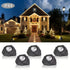 Solar Rock Spotlight Outdoor Waterproof Sensor LED Garden Landscape Tree Floodlight Lawn Decorative Light.*Black and white light