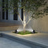 Solar Rock Spotlight Outdoor Waterproof Sensor LED Garden Landscape Tree Floodlight Lawn Decorative Light.*Black and white light