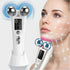 V-Shaped 360° Roller Facial Massager – 8 Modes, 9 Intensity Levels, LED Display, Red Light Therapy & Base, Home Beauty Device