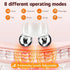 V-Shaped 360° Roller Facial Massager – 8 Modes, 9 Intensity Levels, LED Display, Red Light Therapy & Base, Home Beauty Device
