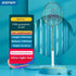 ESPER Explorer Fifth Generation Badminton Racket 58g 9U Full Carbon Fiber All-Around Fish Scale Shaft Double-Wall Inner Foaming Professional Match Training Racket(green wave)