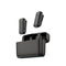 Wireless Lavalier Microphone Set: 2.4G wireless instant connection, DSP smart noise cancellation, 84-hour ultra-long battery life, one-drag-many full-scenario compatibility, Apple interface. (Black outer case with yellow inner compartment)