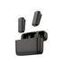 Wireless Lavalier Microphone Set: 2.4G wireless instant connection, DSP smart noise cancellation, 84-hour ultra-long battery life, one-drag-many full-scenario compatibility, Apple interface. (Black outer case with yellow inner compartment)