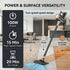 4-in-1 cordless vacuum cleaner, 50000RPM motor, 10000Pa suction, 180° rotating brush head, dual speed settings, lightweight and convenient./golden