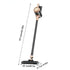 4-in-1 cordless vacuum cleaner, 50000RPM motor, 10000Pa suction, 180° rotating brush head, dual speed settings, lightweight and convenient./golden
