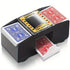 Automatic Card Shuffler, Transparent Plastic One-Touch Shuffling, Family Game & Poker Essential, Ages 14+