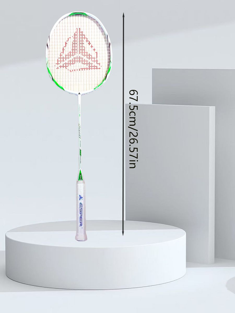 ESPER Explorer X-RACE 38S Badminton Racket 4U 84g Full Carbon Fiber Beginner G5 Aerodynamic Lightweight Racket