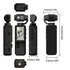 Full HD Handheld Action Camera with 16GB Memory, Portable Pocket Gimbal Camera for Outdoor Travel Vlogging, Featuring a Handheld Gimbal and 1.9-inch Screen.WHITE