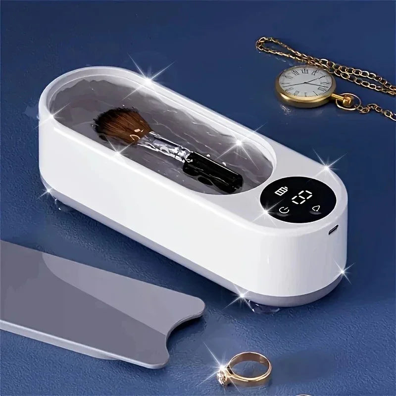 Smart Ultrasonic Cleaner: Renew Your Glasses and Jewelry with 360° Deep Cleaning