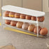 Automatic Sliding Egg Holder 12-14 Eggs Flip Lid Fridge Storage Container