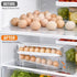 Automatic Sliding Egg Holder 12-14 Eggs Flip Lid Fridge Storage Container