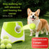 Automatic Pet Ball Launcher Toy with 3 Smart Launch Modes, Built-in Li-ion Battery & USB Charging, Long Battery Life, Indoor/Outdoor Use, Perfect Interactive Training Toy for Small and Medium Dogs.(aqua)