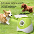 Automatic Pet Ball Launcher Toy with 3 Smart Launch Modes, Built-in Li-ion Battery & USB Charging, Long Battery Life, Indoor/Outdoor Use, Perfect Interactive Training Toy for Small and Medium Dogs(Light green)