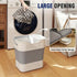 Multi-functional Folding Laundry Basket: Hassle-free Storage, One Basket for All Your Clothes Sorting。green