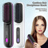 Wireless Hair Straightening Brush, Fast Heating, Women's Exclusive Styling Brush, Portable and Lightweight, Type-C Charging Port, Heat-Proof Design, USB Rechargeable.WHITE