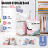 6PCS No-Pump Vacuum Storage Bags – Press to Flatten, Save 80% Space, Seasonal Storage Must-Have (Size: M)