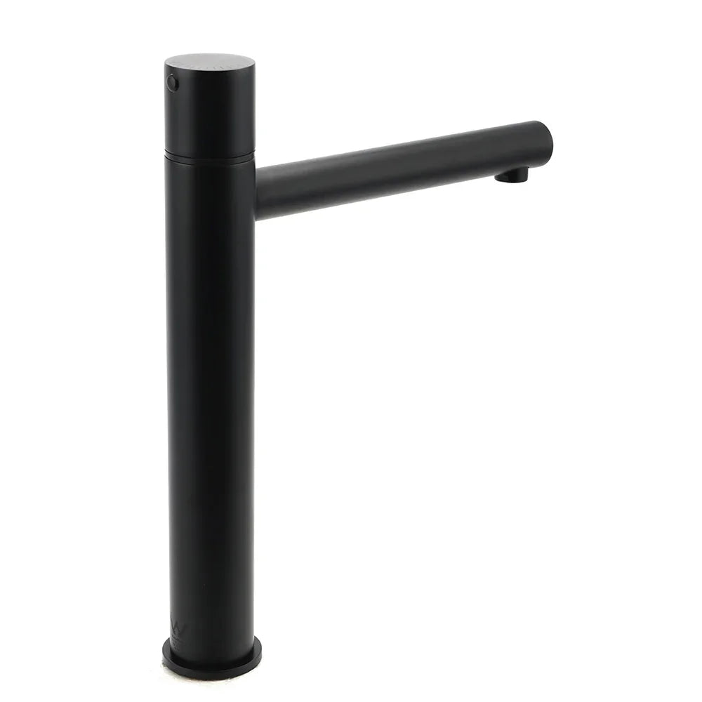 Cheston Matt Black Basin Mixer Tap 5‑Star WELS Brass WaterMark Certified