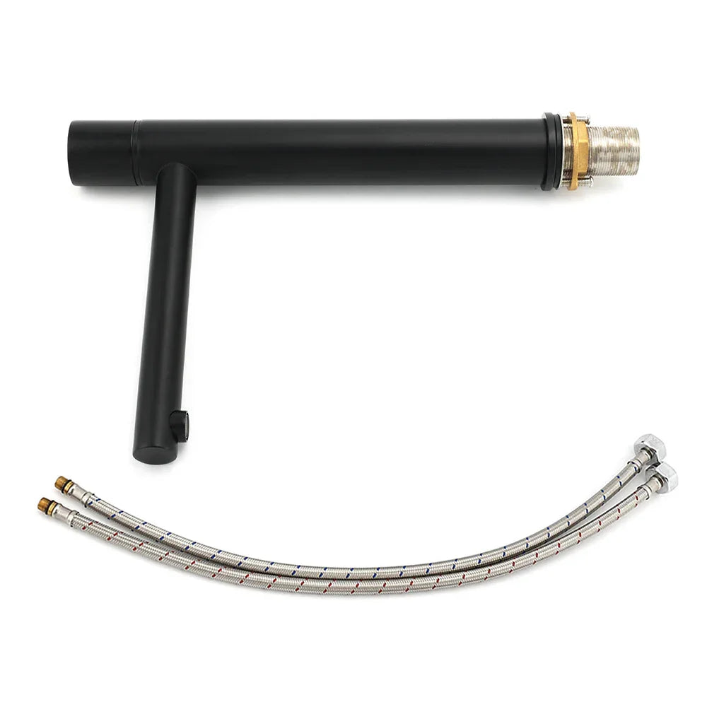 Cheston Matt Black Basin Mixer Tap 5‑Star WELS Brass WaterMark Certified