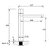 Cheston Matt Black Basin Mixer Tap 5‑Star WELS Brass WaterMark Certified