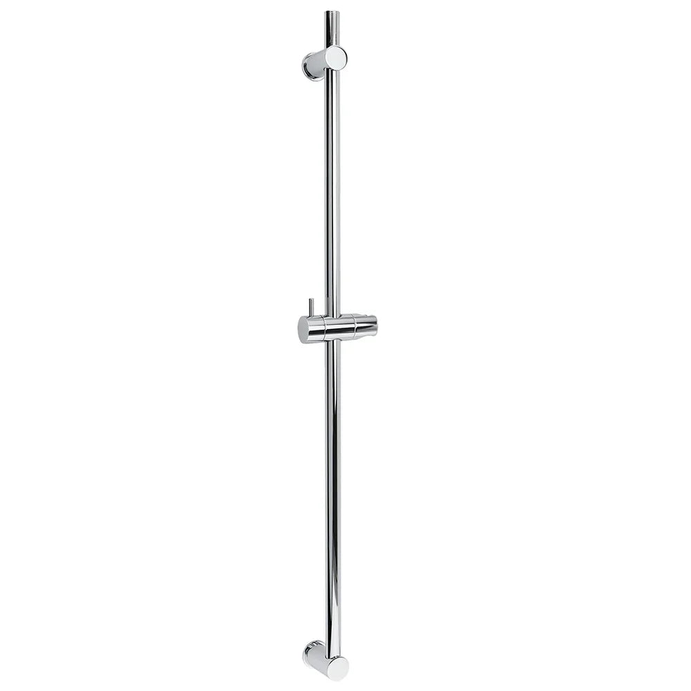Strong Brass Chrome Round 850mm Long Sliding Rail Bar Holder For Handheld Shower