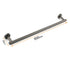 Gun Metal Stainless Steel 600mm Single Towel Rack Rail Holder Round Hanger Bar