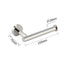 Bathroom Mirror Chrome Stainless Steel Toilet Paper Roll Tissue Holder Rack Kit