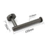 Gun Metal Round 304 Stainless Steel Toilet Paper Roll Tissue Holder Wall Mounted