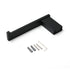 Matt Black Square Cubic Toilet Paper Roll Tissue Roll Holder Rack Wall Hook Kit