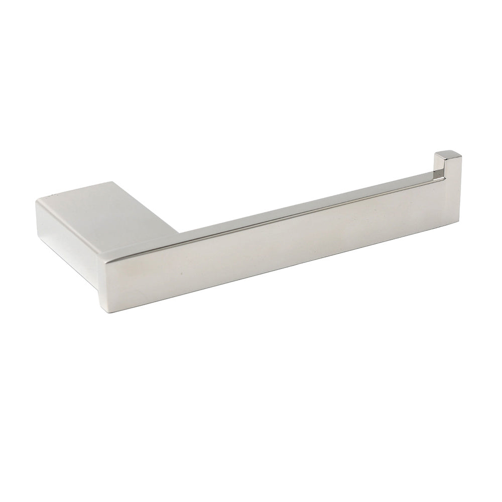 Polished Chrome Square Toilet Paper Roll Tissue Roll Holder Wall Mounted Hook