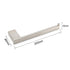 Brushed Nickel Bathroom Cubic Square Towel Rack Clothes Wall Mounted Holder Kit