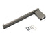 Gun Metal 304 Stainless Steel Square Towel Holder Rack Clothes Hook Kit Bathroom
