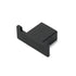 Matt Black Square Robe Hook Clothes Towel Holder Bathroom Wall Hanger Accessory